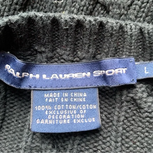 Ralph Lauren cotton crewneck size large - Picture 2 of 12